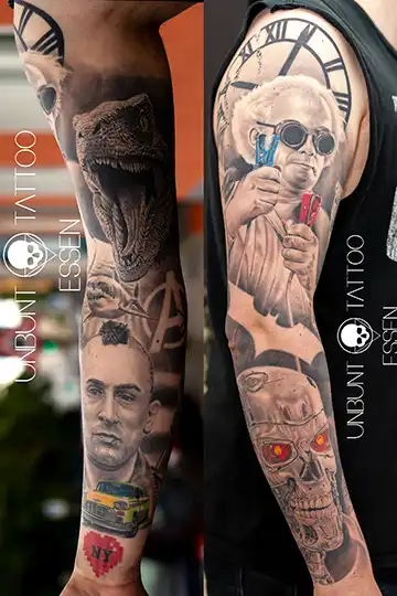 movie sleeve tattoo mann arm