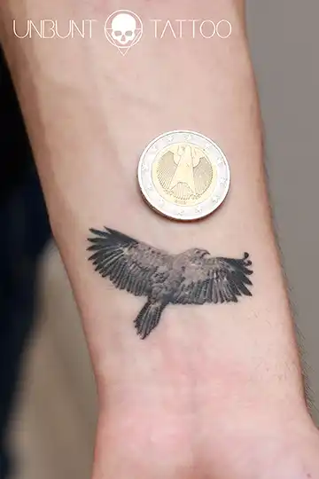 adler tattoo mini tattoo